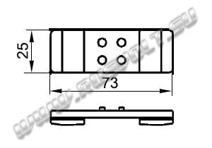 Чертеж ГЛЦИ.685161.113 подвижного контакта МК6-10, МК6-20, МК6-30 Чертеж ГЛЦИ.685161.113 подвижного контакта МК6-10, МК6-20, МК6-30