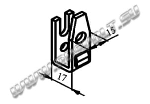 Чертеж РГАП.685171.253 неподвижного контакта пускателя ПМ12-160 Чертеж РГАП.685171.253 неподвижного контакта пускателя ПМ12-160