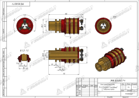 Чертеж блока контактных колец ТК-1-2 6,3х8 для тали 1-2 тонн (ф28 мм) (ТК-ТЭ-100-28-002) Чертеж блока контактных колец ТК-1-2 6,3х8 для тали 1-2 тонн (ф28 мм) (ТК-ТЭ-100-28-002)