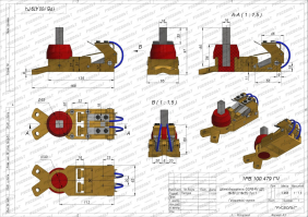 Чертеж щеткодержателя GGFB-RV 2/16x25 или 16x50 тип 1 (аналог GGFB-75, ДРБ-80) чертеж 1РВ.100.479 ГЧ Чертеж щеткодержателя GGFB-RV 2/16x25 или 16x50 тип 1 (аналог GGFB-75, ДРБ-80) чертеж 1РВ.100.479 ГЧ